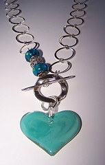 pandora glass hearts